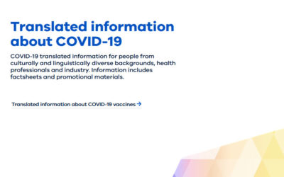 Translated information about COVID-19